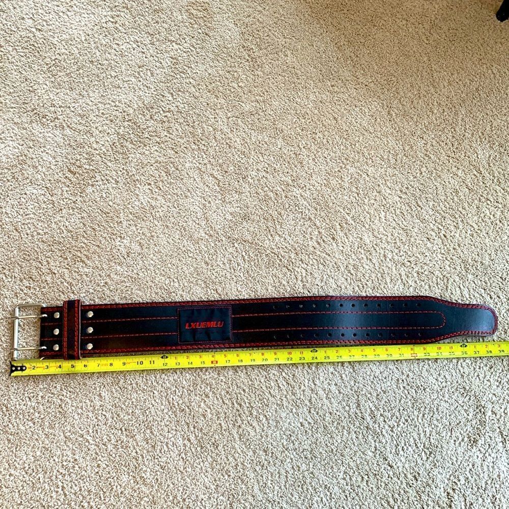 Women’s Weightlifting Belt, LXUEMLU brand.  Two hole belt.  Belt‎ 4 inches wide